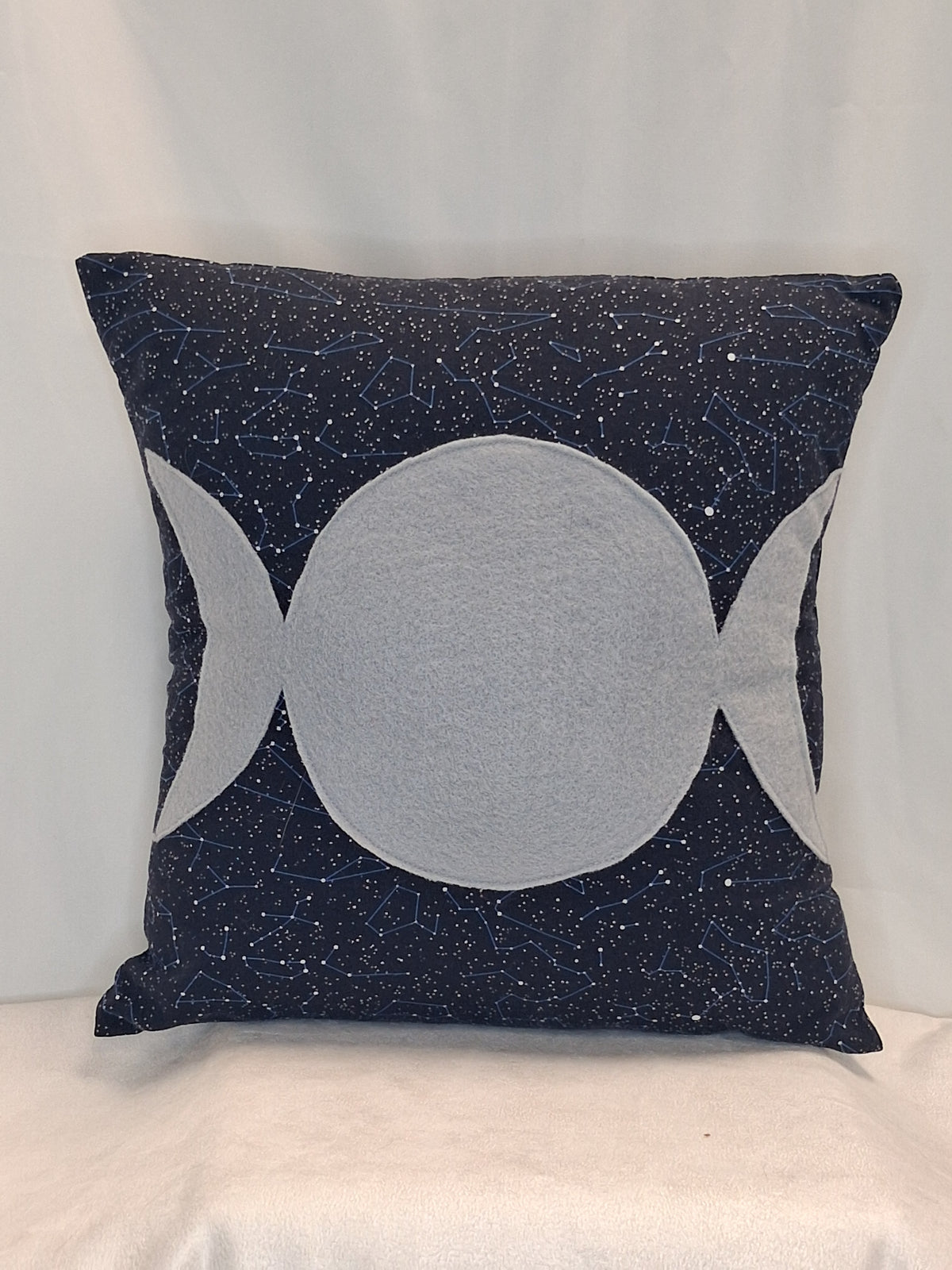 Triple Moon Goddess Pillow