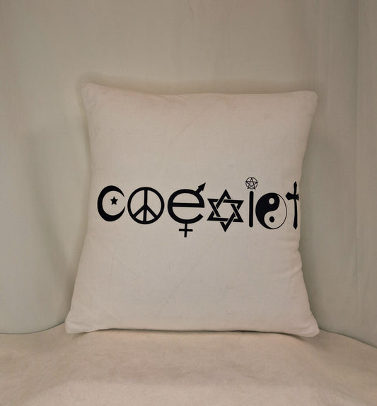 Coexist Pillow